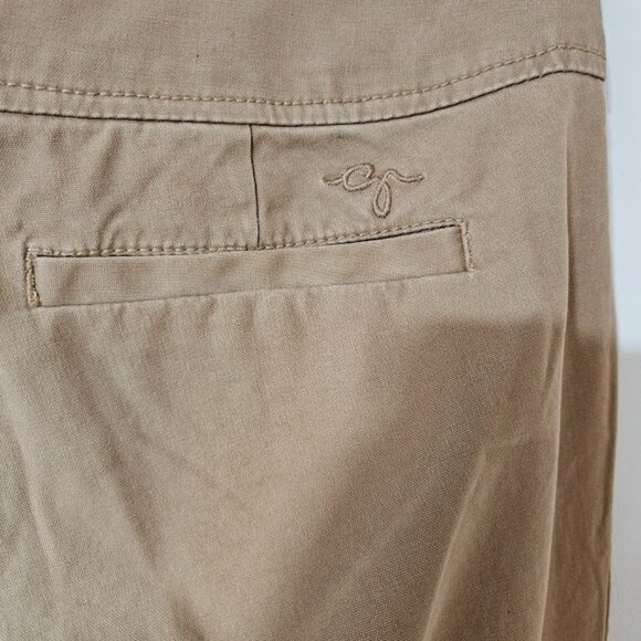 BNWT Vintage Y2K Guess low rise pant boot cut flare tan size 27 - Picture 7 of 10